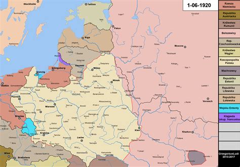 poland 1920 download map